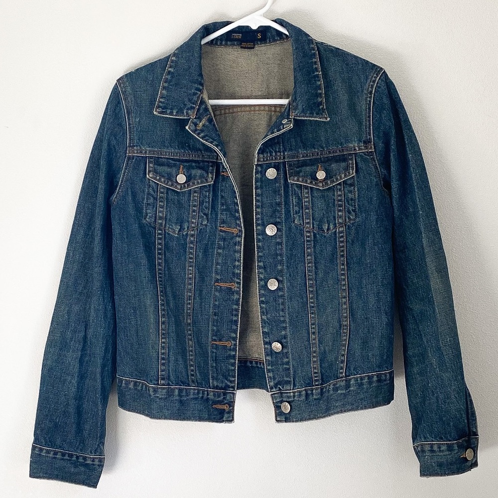 J. Crew Trucker Jean Jacket Stonewashed Small